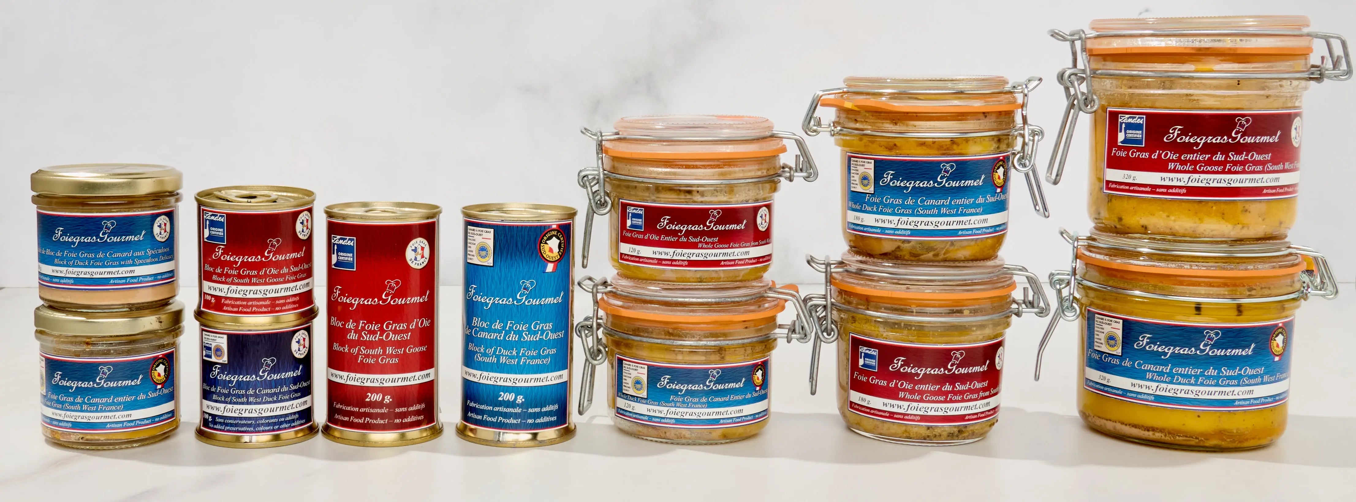 Foie gras de canard cru 1 er Choix (Dandieu - Landes France) - Bouc