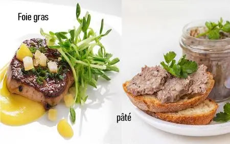 Quelle est la différence entre le foie gras, le pâté et pâté de foie gras ?