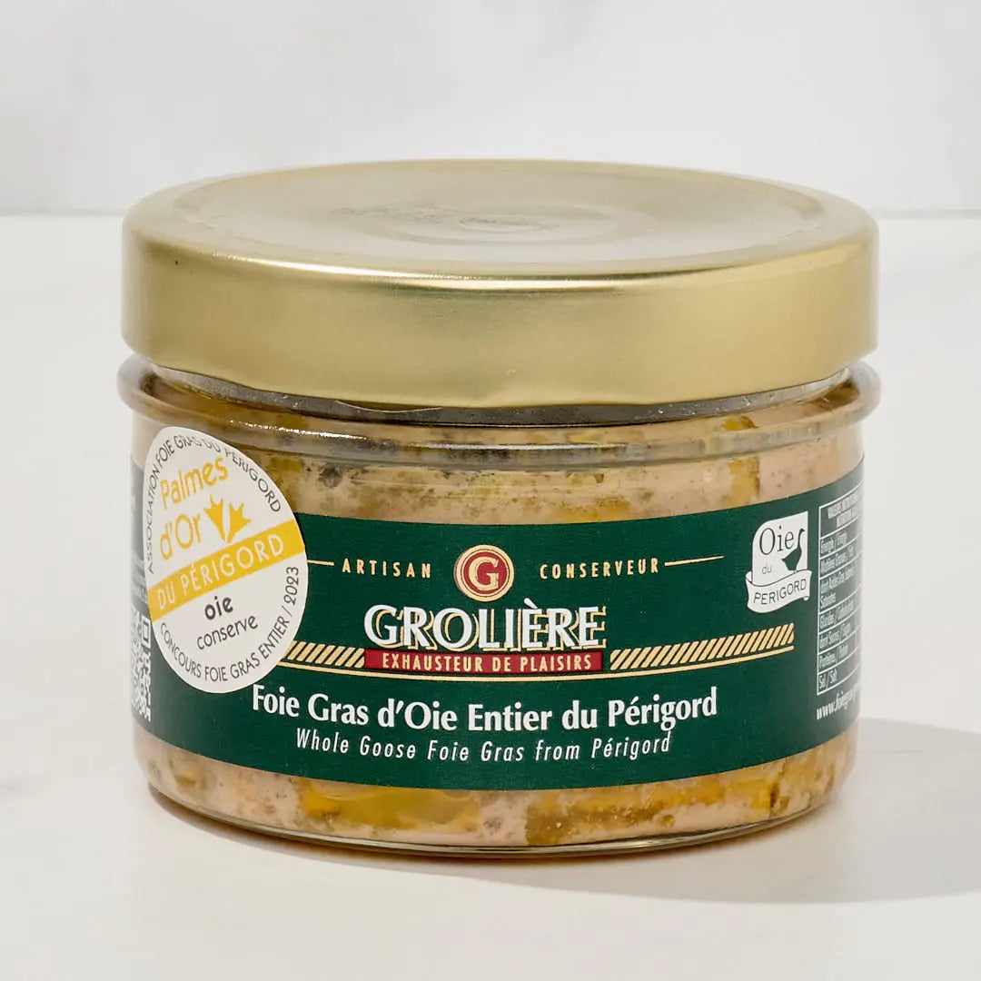 Foie Gras d’Oie Entier du Périgord Gagnant Palmes d'Or 180 g