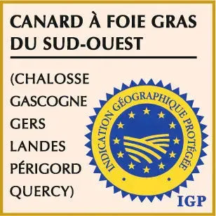 Foie Gras de Canard Cru Entier du Sud-Ouest, Déveiné et Surgelé, 1er Choix 520 g