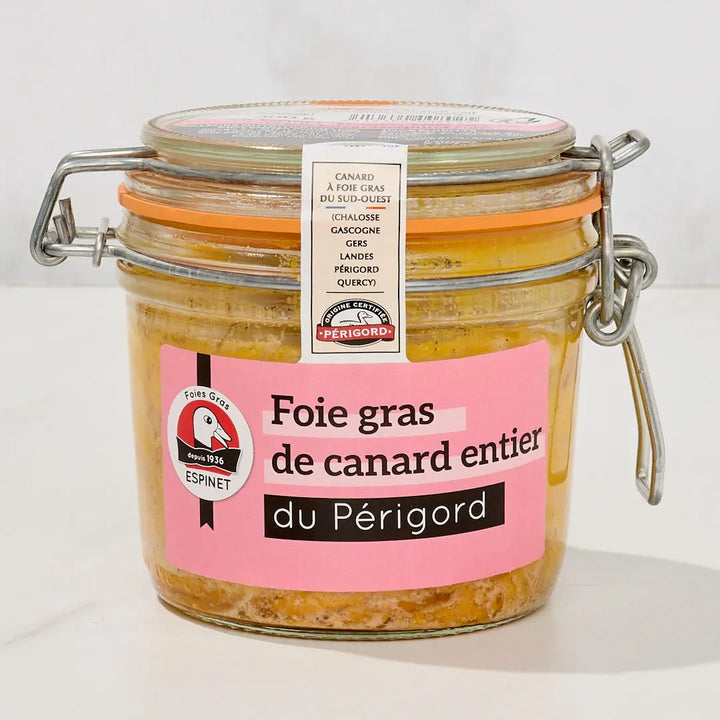 Entenstopfleber am Stück aus dem Périgord mit Armagnac 300 g