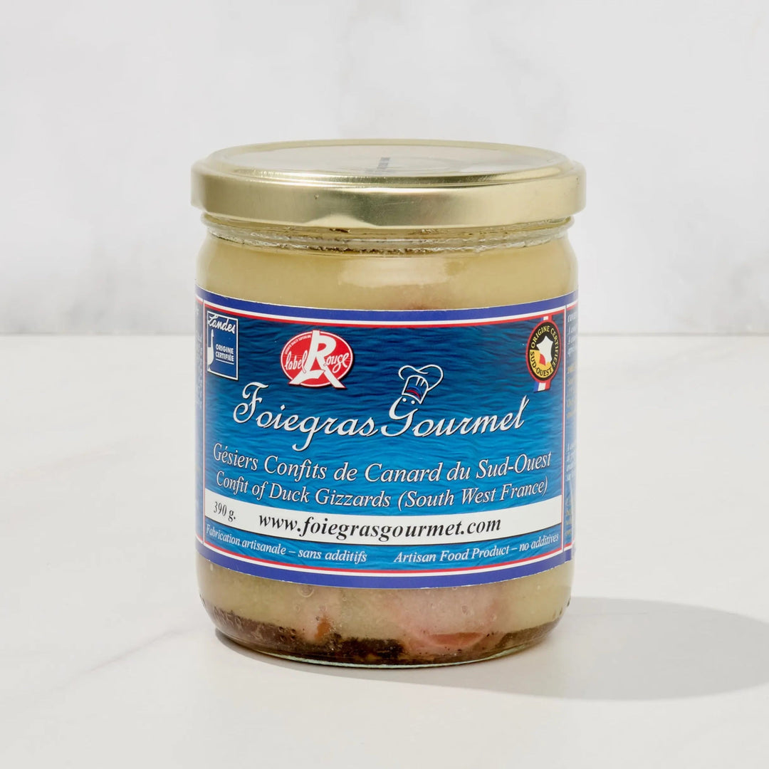 Gésiers de Canard Confit des Landes Label Rouge 390 g - Foie Gras Gourmet